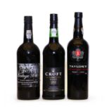 Croft, Vintage Port, 1977, one bottle and two various others