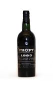 Croft, Vintage Port, 1963, one bottle