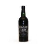 Croft, Vintage Port, 1963, one bottle