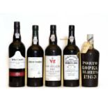 Assorted Vintage Port:: Kopke, Colheita Port, 1963, one bottle and four various others