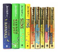 A collection of nine signed David Walliams books,