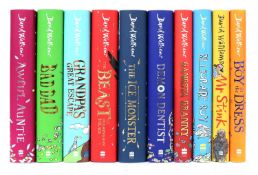 A collection of ten signed David Walliams books,