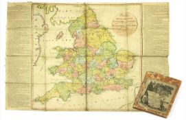 WALLIS, John: New Geographical Game, exhibiting a Tour Through England & Wales.