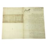 George IV: Document signed,