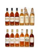 Miscellaneous wines: Chateau La Brie, Monbazillac, 1986, (3) and nine various others, (12)