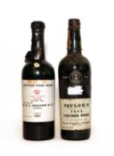Assorted Vintage Port: Taylors, 1966, LS (1) and one other