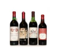 Miscellaneous Wines: Clos Rene, Pomerol, 1964, (1) and three various others, (4)