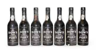 Dows, Vintage Port, 1985, half bottles (7)