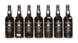 Calem, Vintage Port, 1985, 4 x MN, 3 x LN, (7)