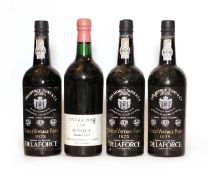 Delaforce, Vintage Port, 1975, (3 all IN), together with a Fonseca, 1970, BN (4 in total)