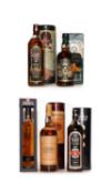 Assorted whisky: Penderyn, Single Malt Welsh Whisky, 2005, one bottle and four various others (5)