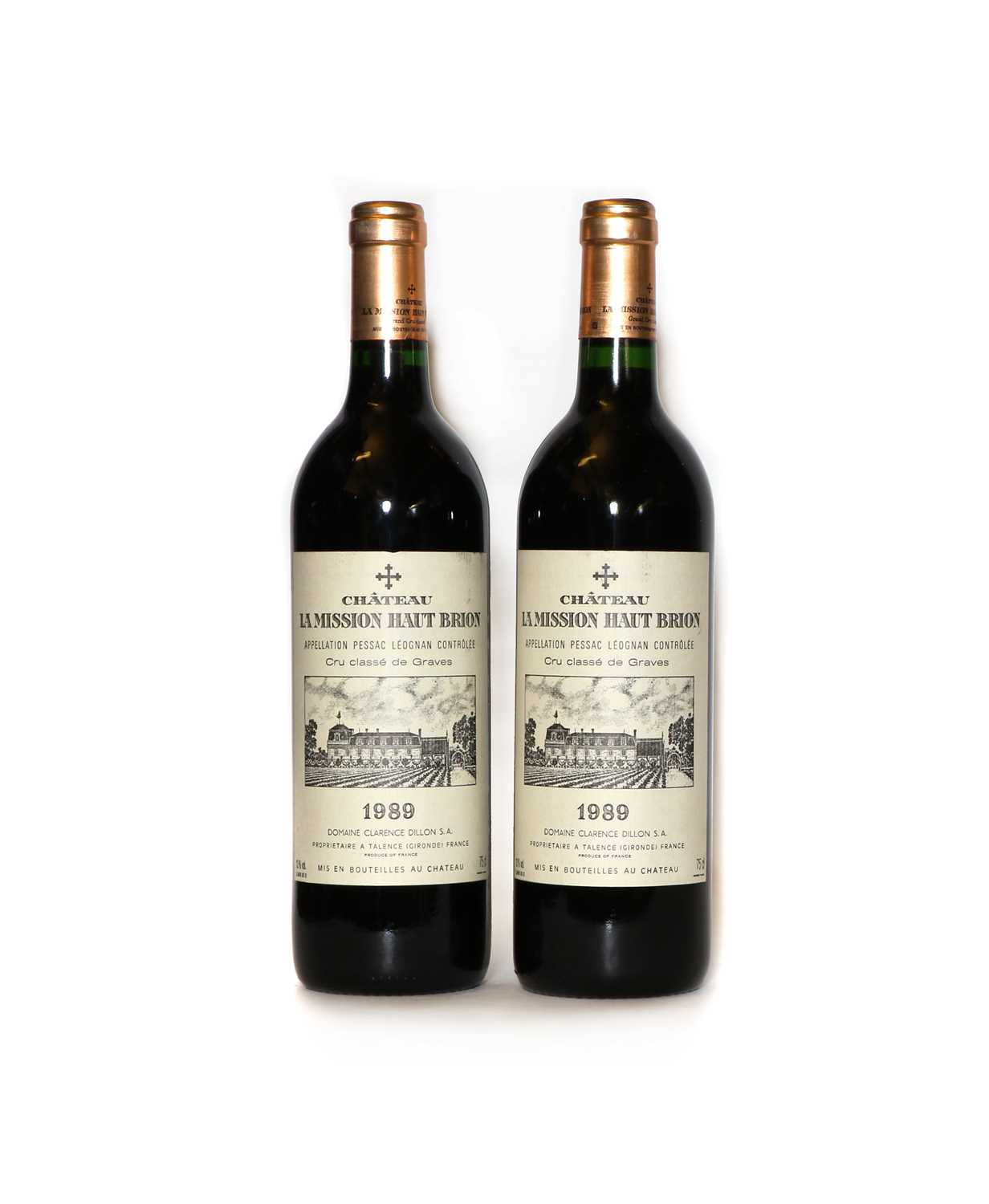 Chateau La Mission Haut Brion, Pessac Leognan Grand Cru Classe, 1989, (2)