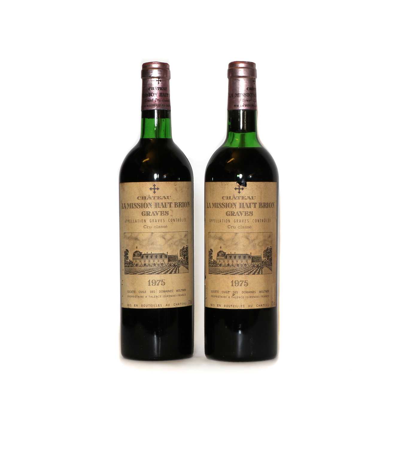 Chateau La Mission Haut Brion, Pessac Leognan Grand Cru Classe, 1975, (2)