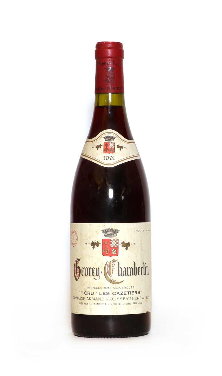 Gevrey-Chambertin, Les Cazetiers, 1er Cru, Domaine Armand Rousseau, 1991, (1)