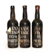 Dalva, Vintage Port, 1970, 1 x HS, 1 x MS, in the bottle (1), (3)