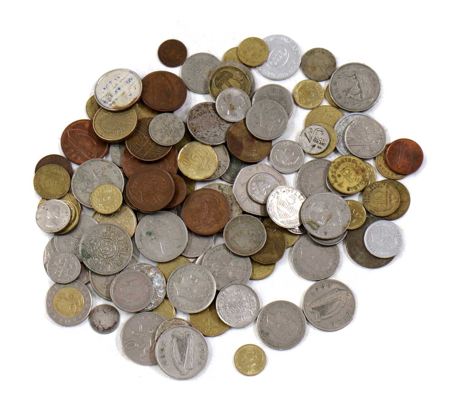 Coins, Great Britain and World, - Image 2 of 2