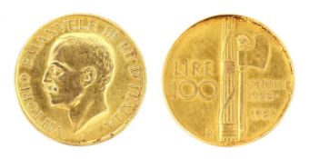 Coins, Italty, 100 Lire, 1923,