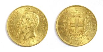 Coins, Italy, Victor Emanuel II (1861-1878),