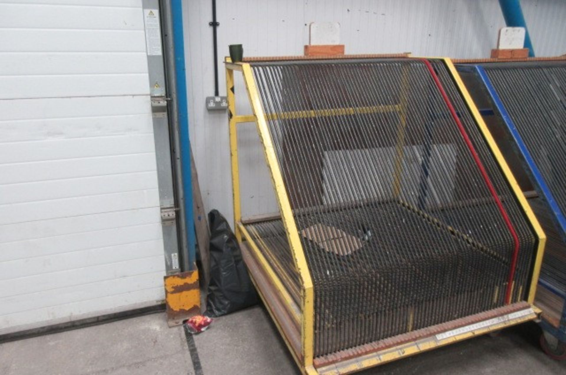 Four mobile 60 space glass transportation racks. Size 1300 x 1300 x 1500mm high. - Image 3 of 3