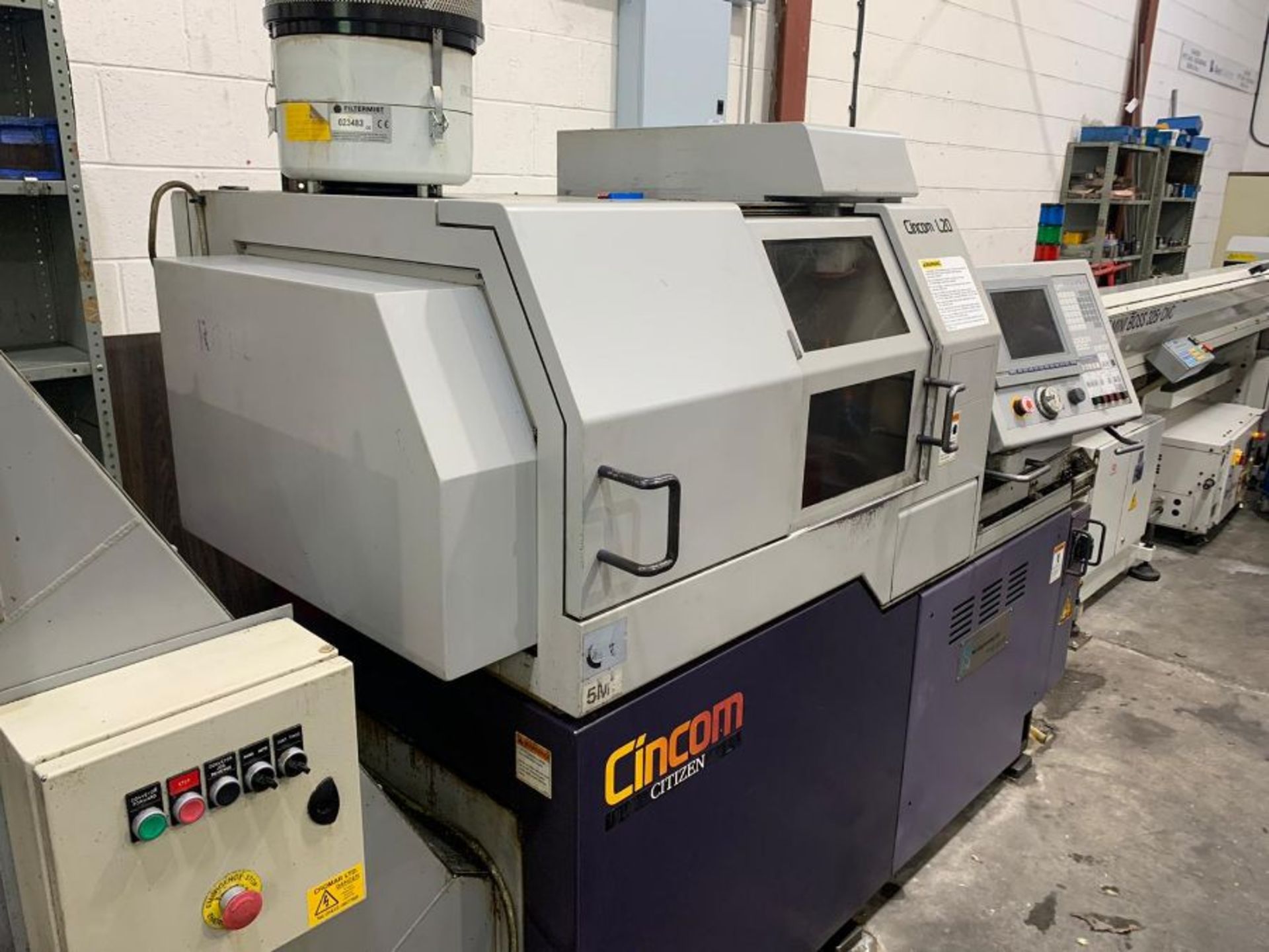 Citizen Cincom L20 CNC sliding head lathe (2000) - Image 3 of 11