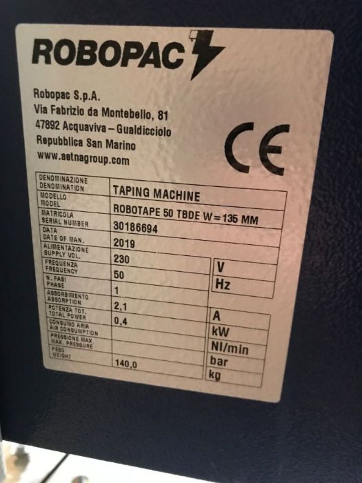 Robopac Tape 50 case taper - Image 2 of 4