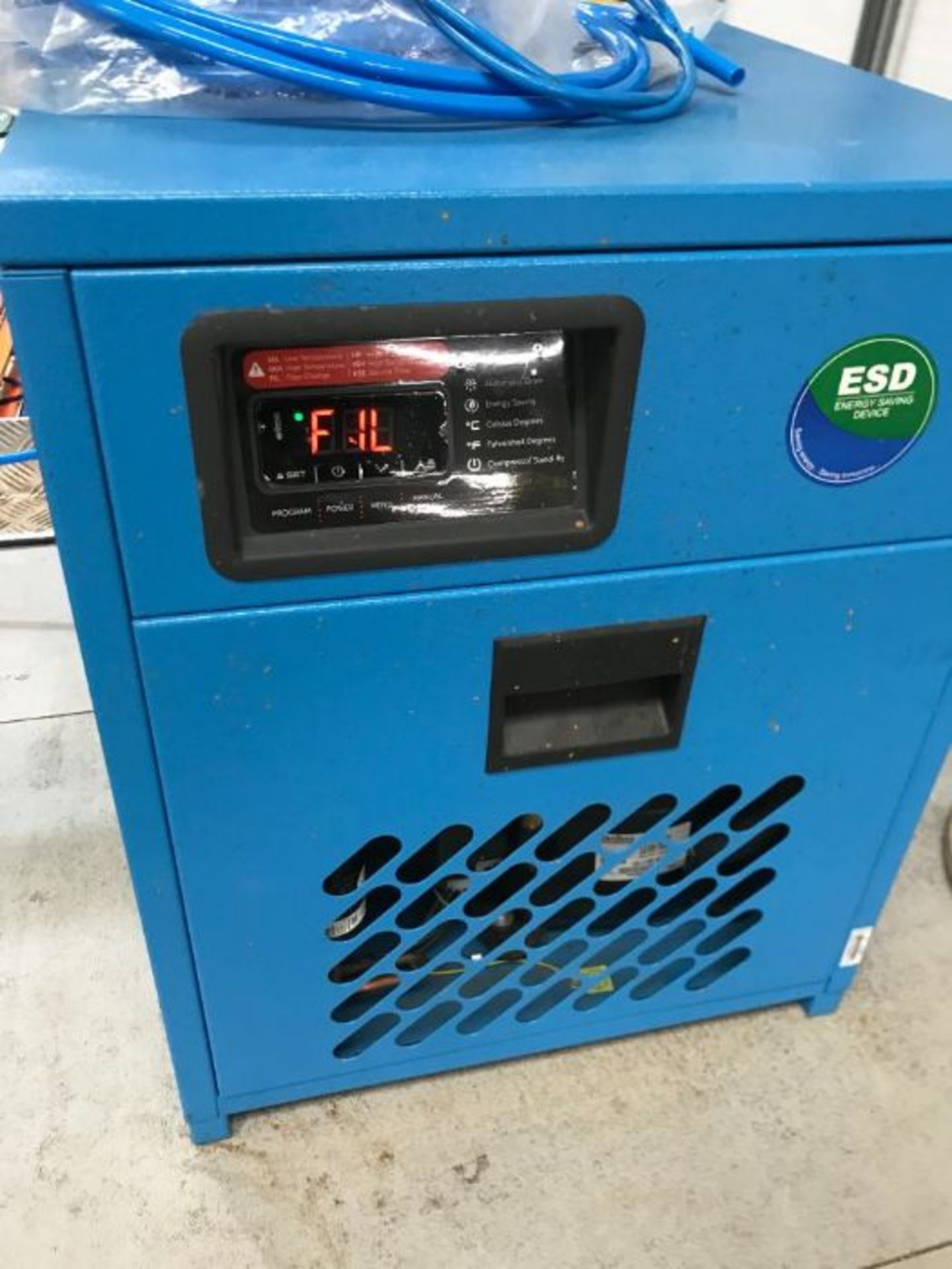 Nu Air NB10/270 receiver mounted air compressor with dryer (2019) - Image 2 of 7