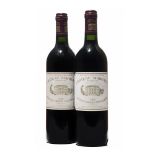 2 bottles 1988 Ch Margaux