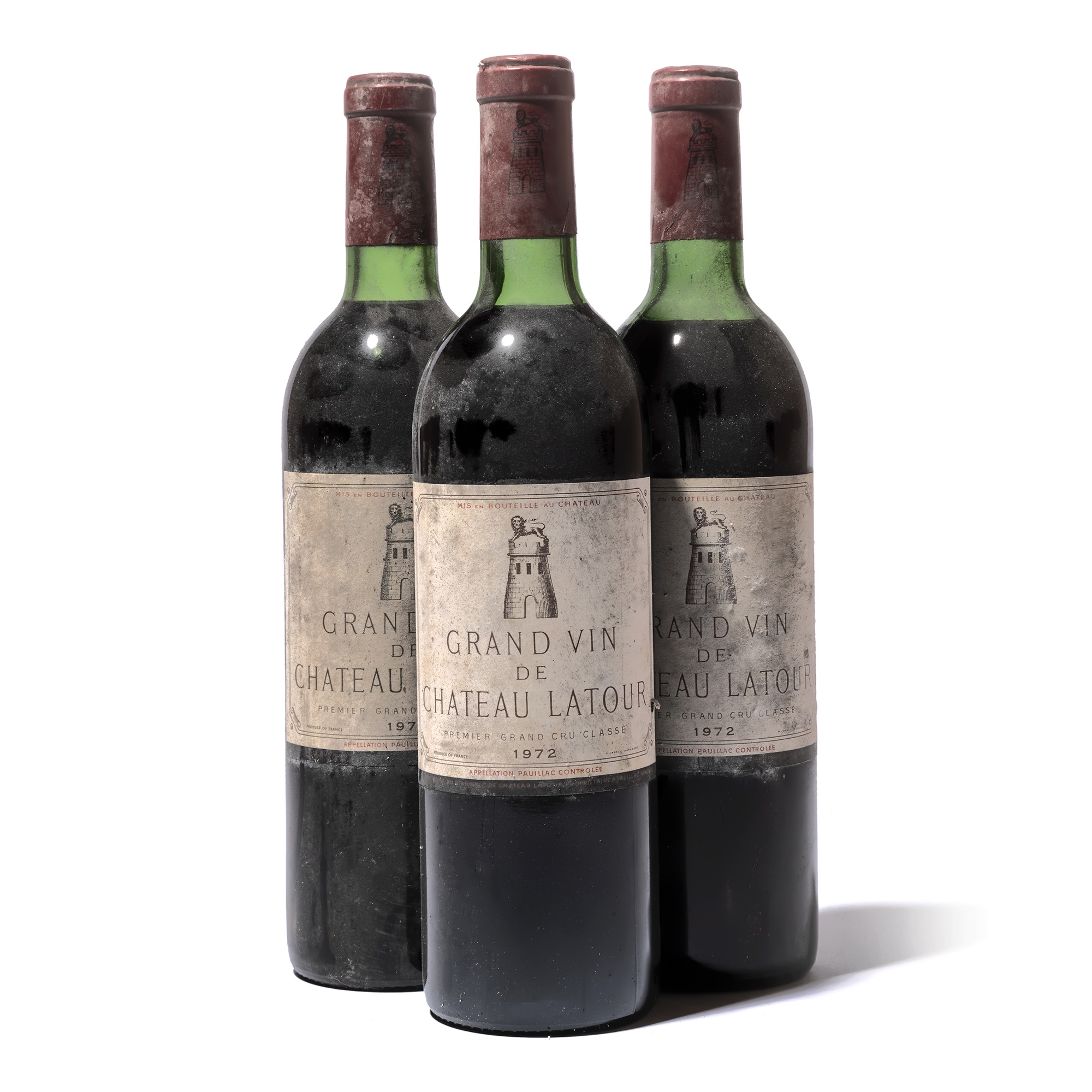 6 bottles 1972 Ch Latour