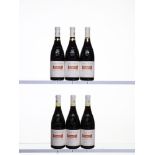 6 bottles 2000 Chateauneuf-du-Pape Cuvee du Vatican Reserve Sixtine