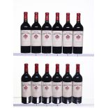 12 bottles 2000 Ch Canon la Gaffeliere