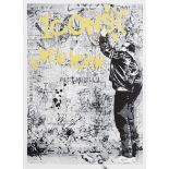 Mr Brainwash (French 1966-),' New York Icons - Keith Haring' (Yellow), 2009