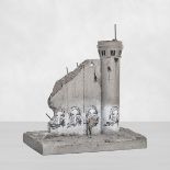 Banksy (British 1974-), Walled Off Hotel - Four-Part Souvenir Wall Section With Watch Tower