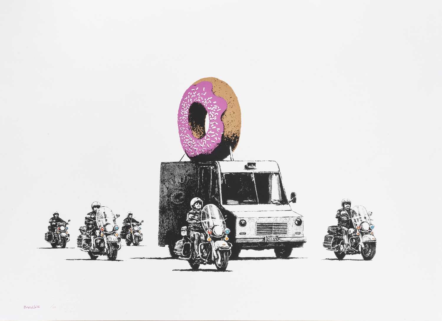 Banksy (British 1974-), ‘Donuts (Strawberry)’, 2009