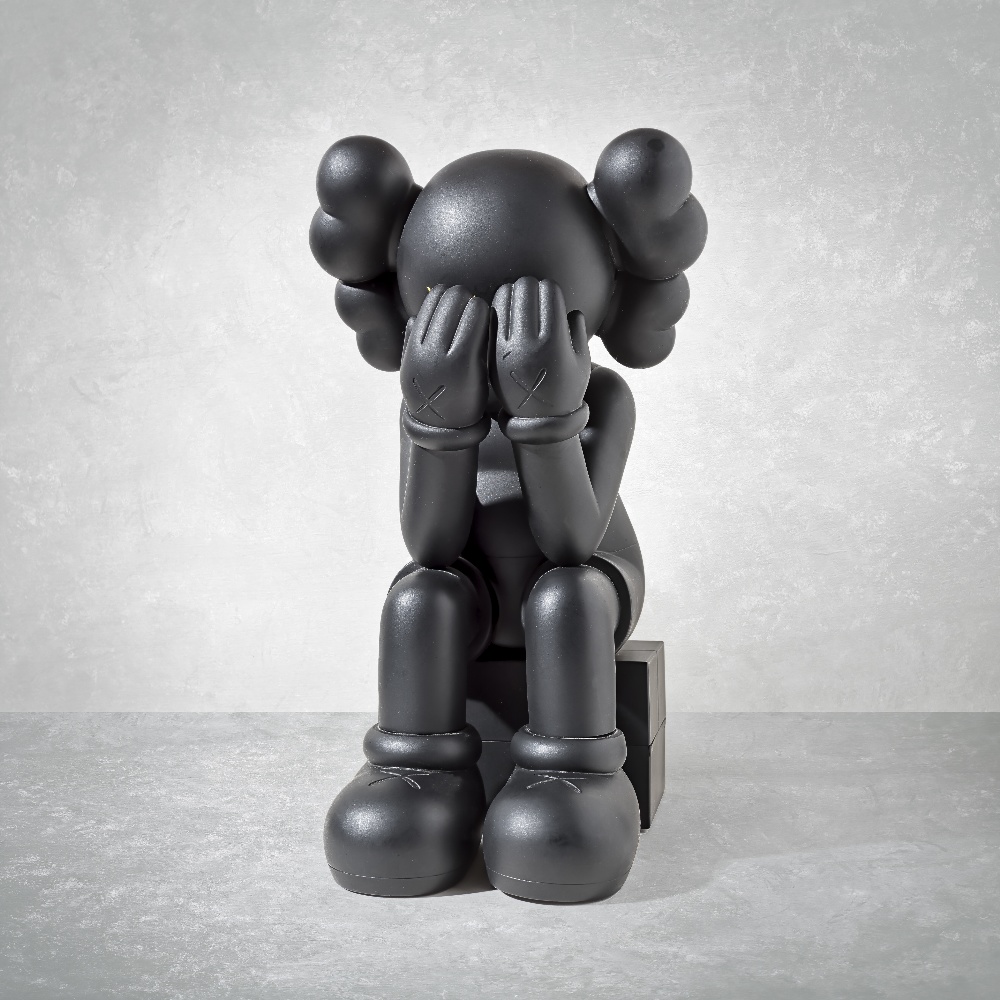 Kaws (American 1974-), 'Passing Through Companion (Black)', 2013