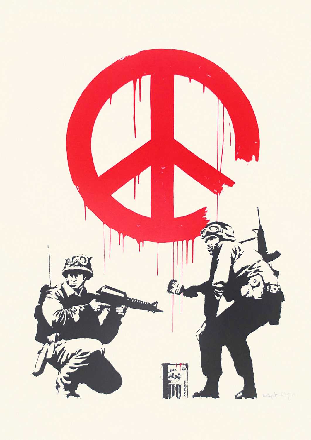 Banksy (British 1974-), 'CND Soldiers', 2005