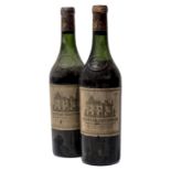 2 bottles 1963 Ch Haut Brion