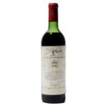 1 bottle 1962 Ch Mouton Rothschild