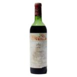 1 bottle 1963 Ch Mouton Rothschild