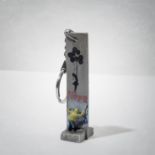 Banksy(British1974-),'WalledOffHotel-KeyFobWallSection(GirlWithBalloons)'