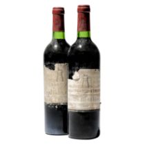 2 bottles 1975 Ch Latour