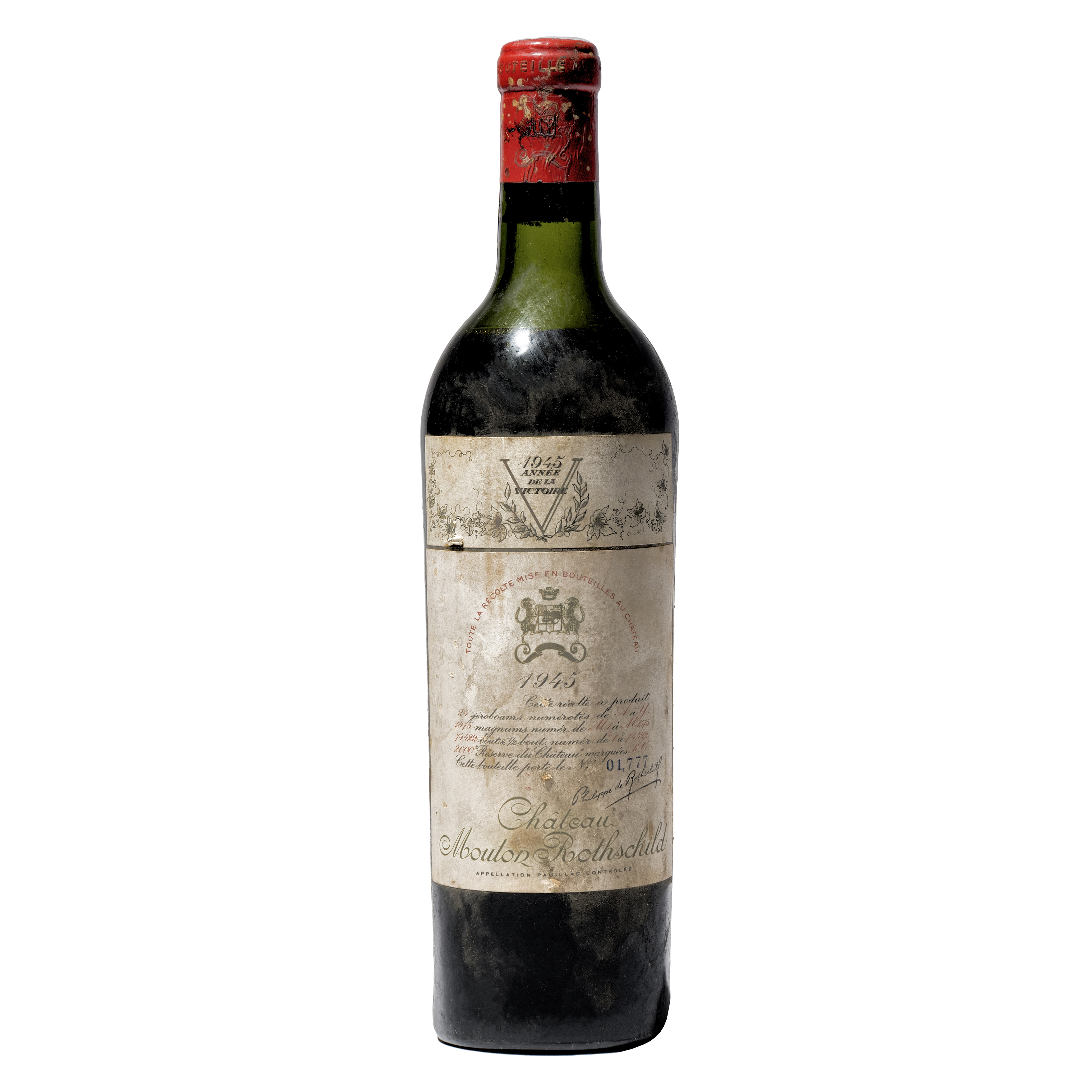 1 bottle 1945 Chateau Mouton-Rothschild