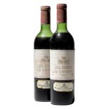 2 bottles 1971 Les Forts de Latour
