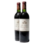 2 bottles 1988 Les Forts de Latour