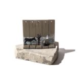 Banksy (British 1974 -), Walled Off Hotel - Five Part Souvenir Wall Section (Donkey Documents)