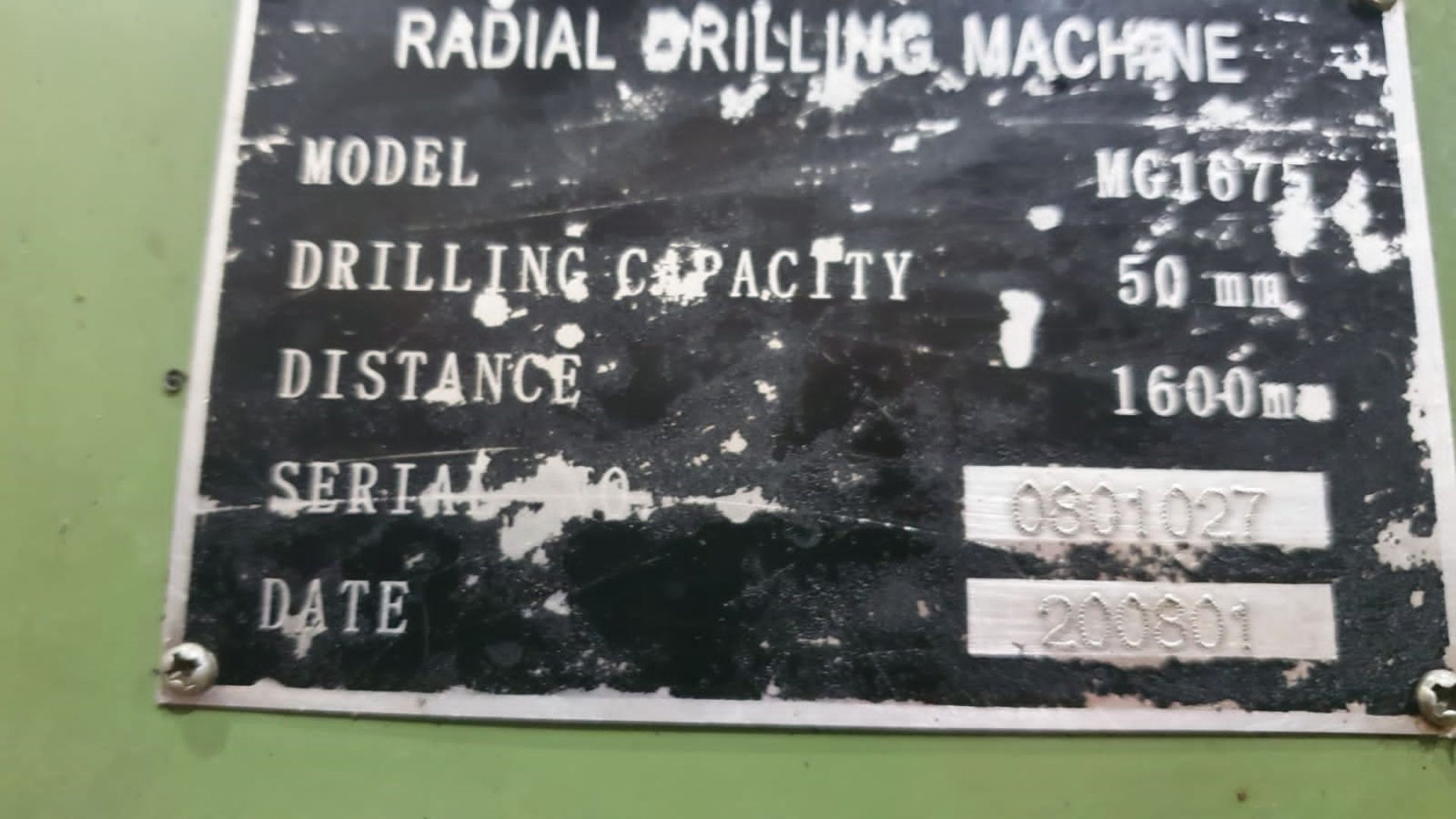 BEMA MG1675 (5') Radial Drill - Image 6 of 6