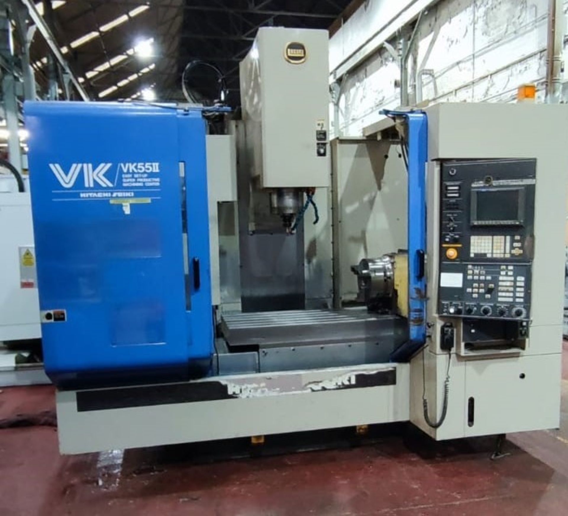 Hitachi Seiki VK 55II Vertical Machining Centre with 4rth axis