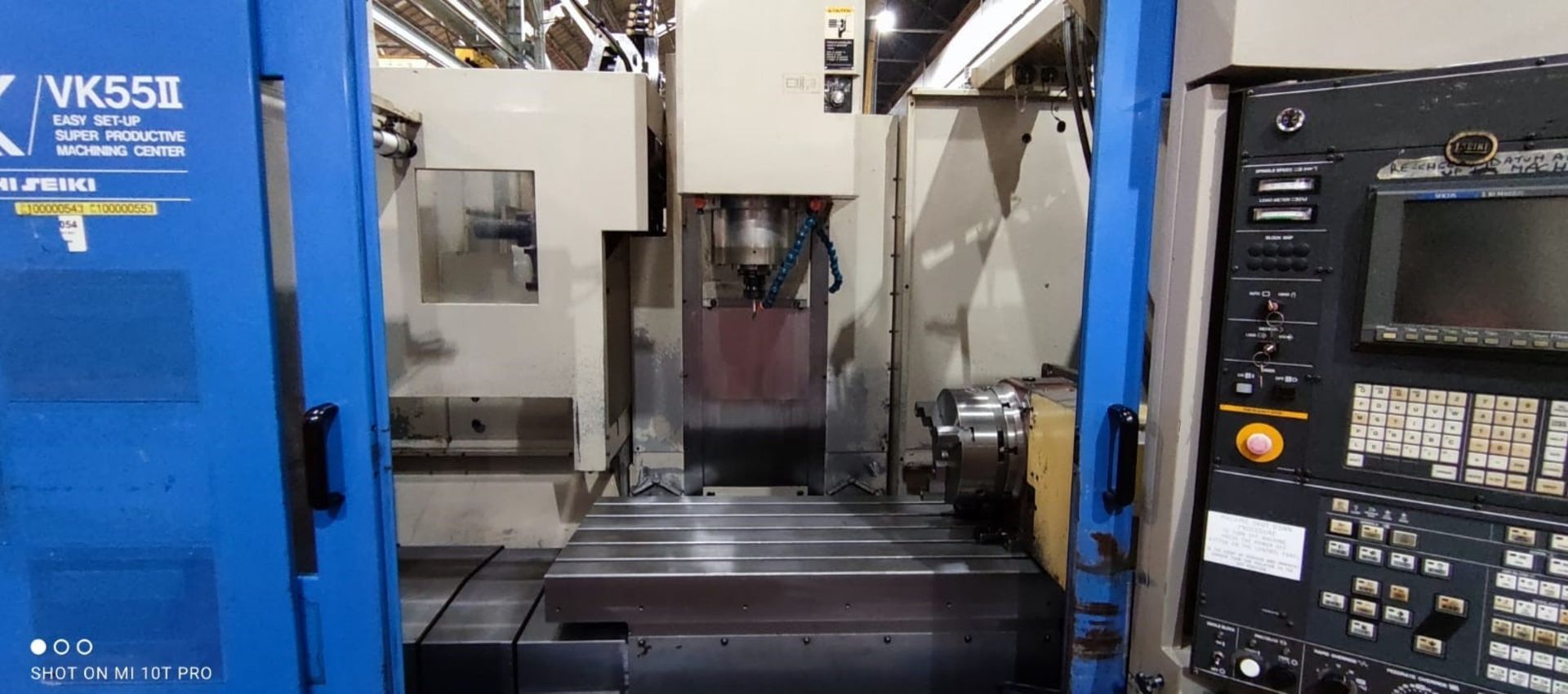 Hitachi Seiki VK 55II Vertical Machining Centre with 4rth axis - Image 7 of 11