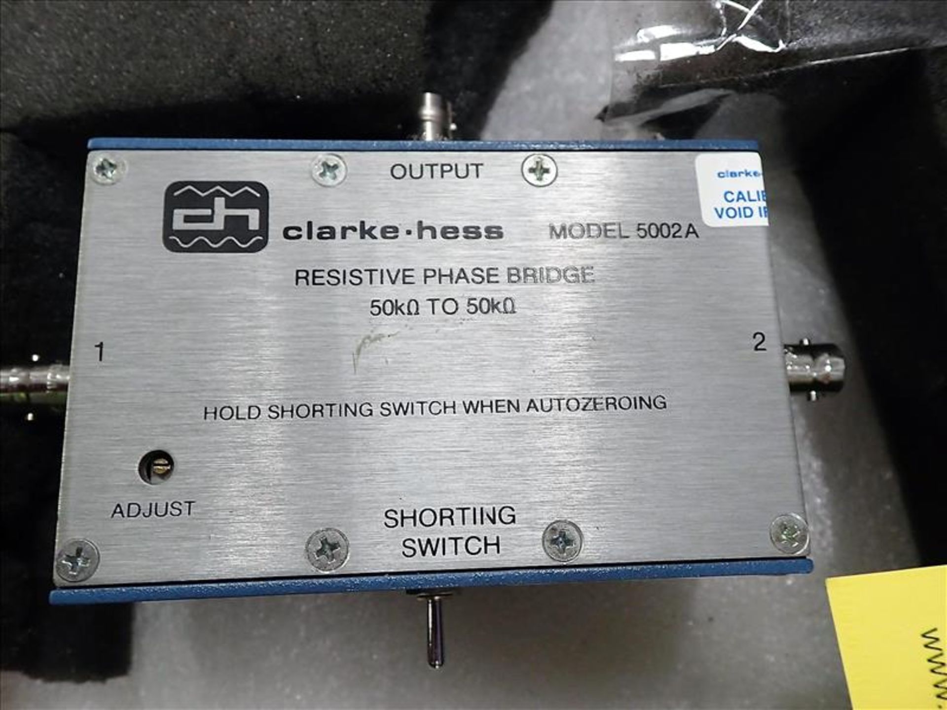 (4) Clarke-Hess Resistive Phase Bridge Units, mod. 5002A, 50k? to 50k? - Image 2 of 2
