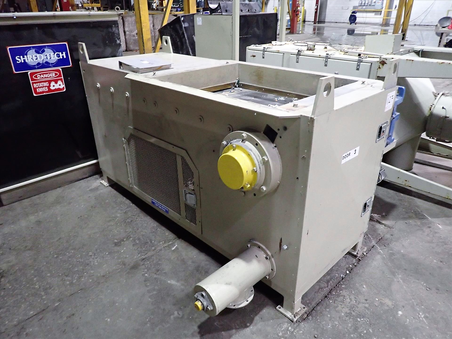 Shred-Tech shredder, mod. STS-45, ser. no. STS-45-A868-03-04 c/w feed hopper, waste auger, approx.