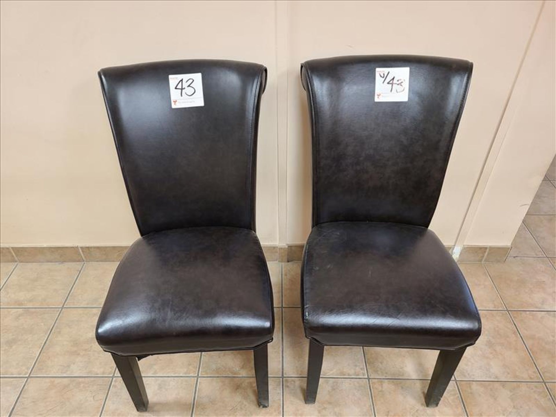 (2) Leather Chairs